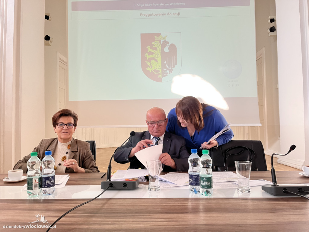 L sesja Rady Powiatu we Włocławku