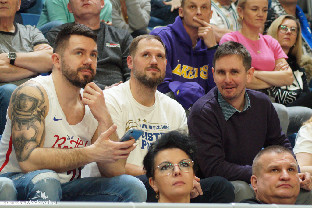 Kibice na meczu Anwil vs Sokół