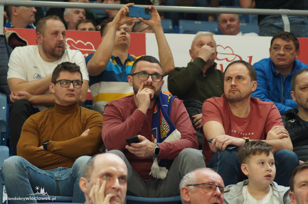 Kibice na meczu Anwil vs Sokół