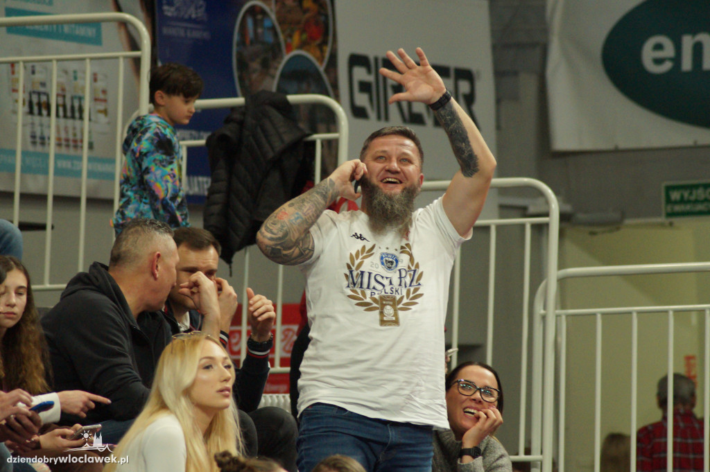 Kibice na meczu Anwil vs Sokół