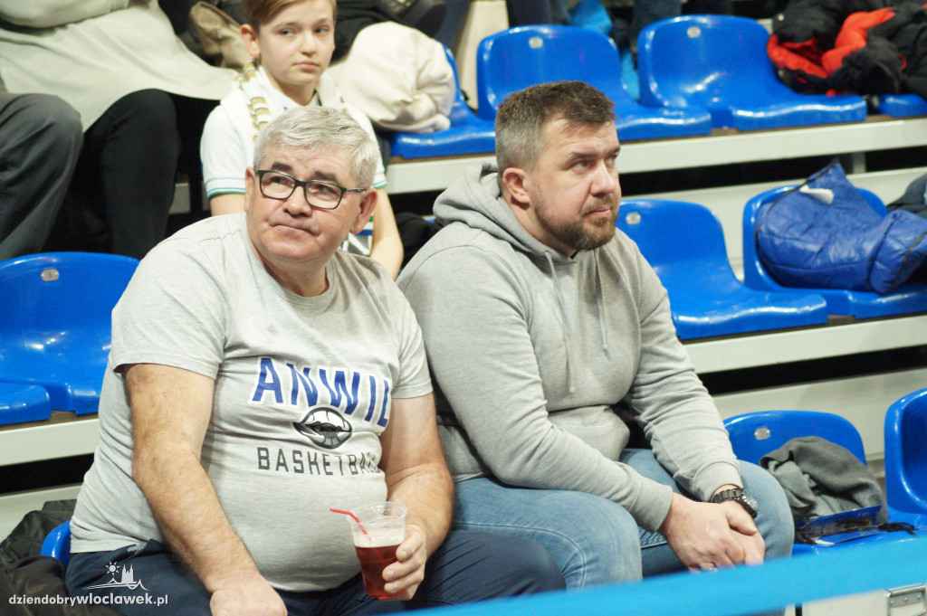 Kibice na meczu Anwil vs Sokół