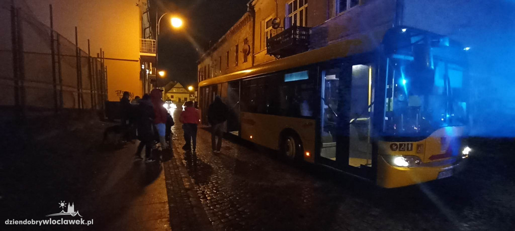 Pożar w kamienicy przy Łęgskiej