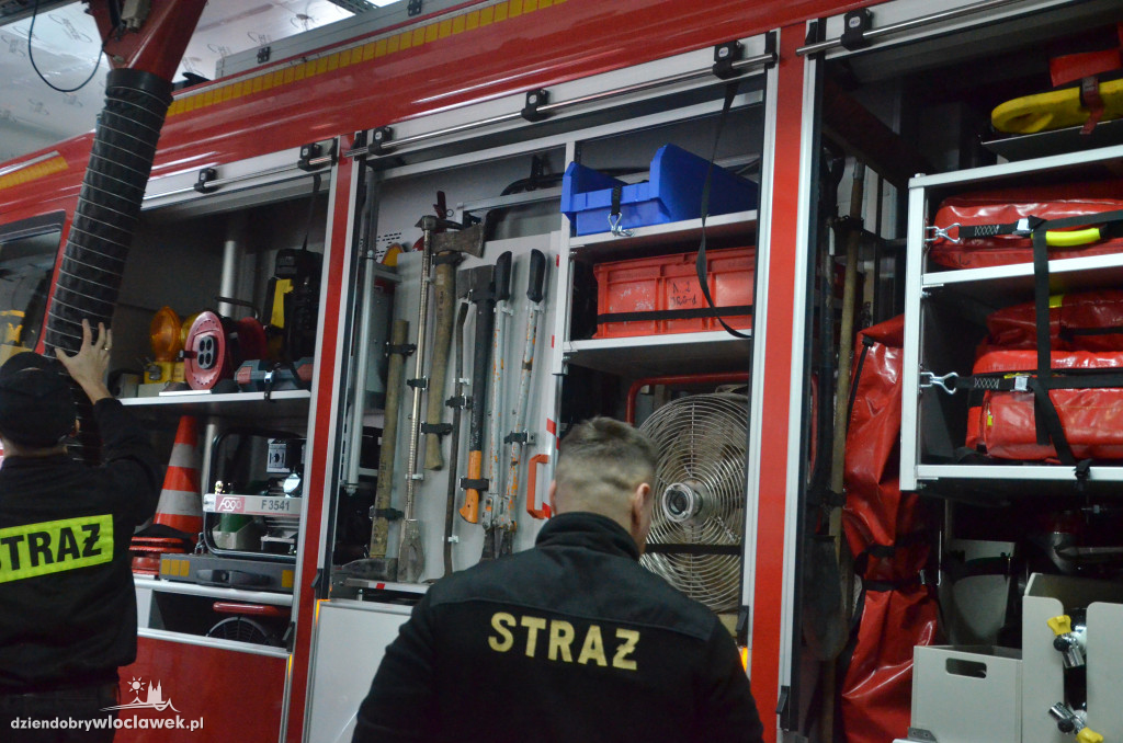 Zwiedzanie strażnicy przy ul. Rolnej