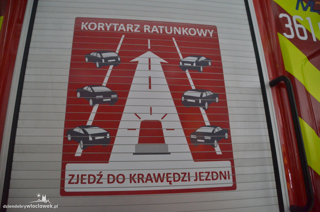 Zwiedzanie strażnicy przy ul. Rolnej