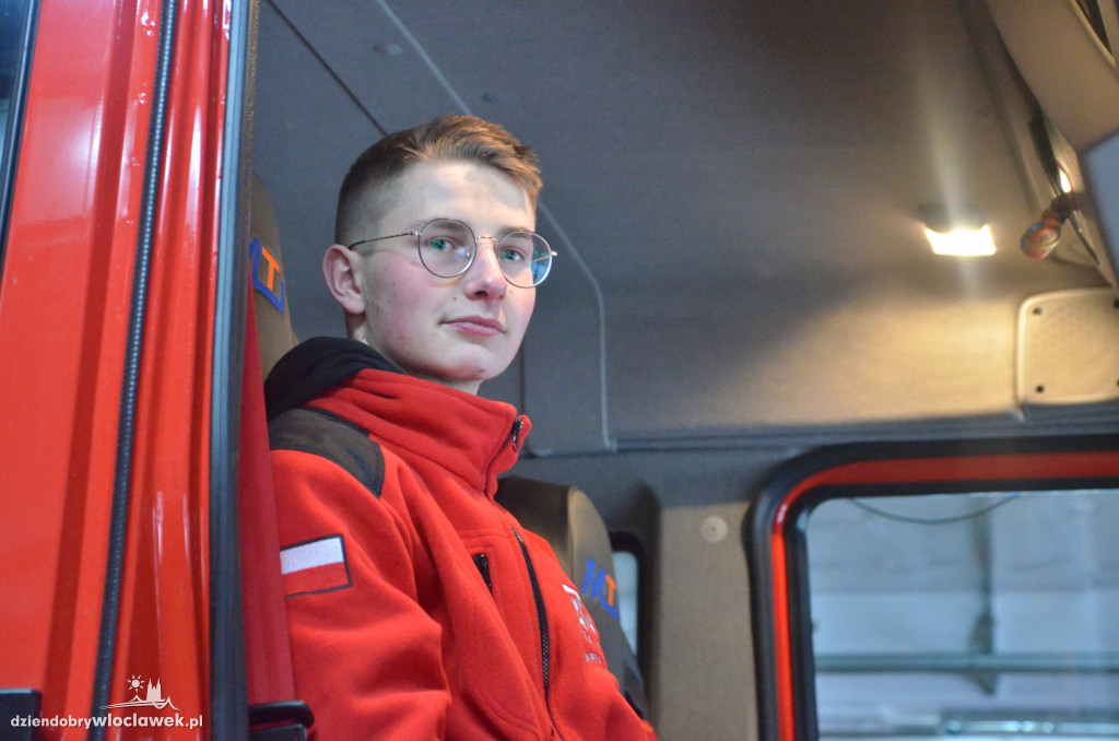 Zwiedzanie strażnicy przy ul. Rolnej