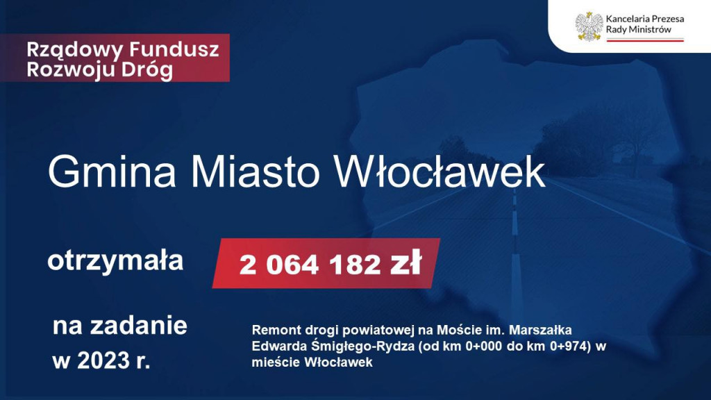 Dotacje na drogi przyznane