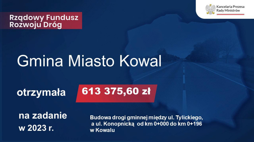Dotacje na drogi przyznane