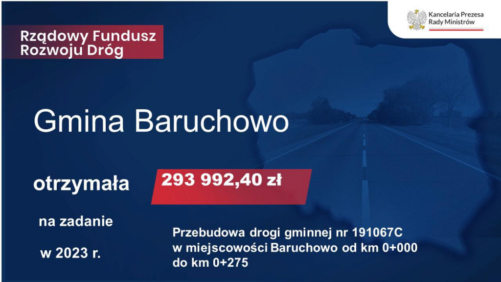 Dotacje na drogi przyznane