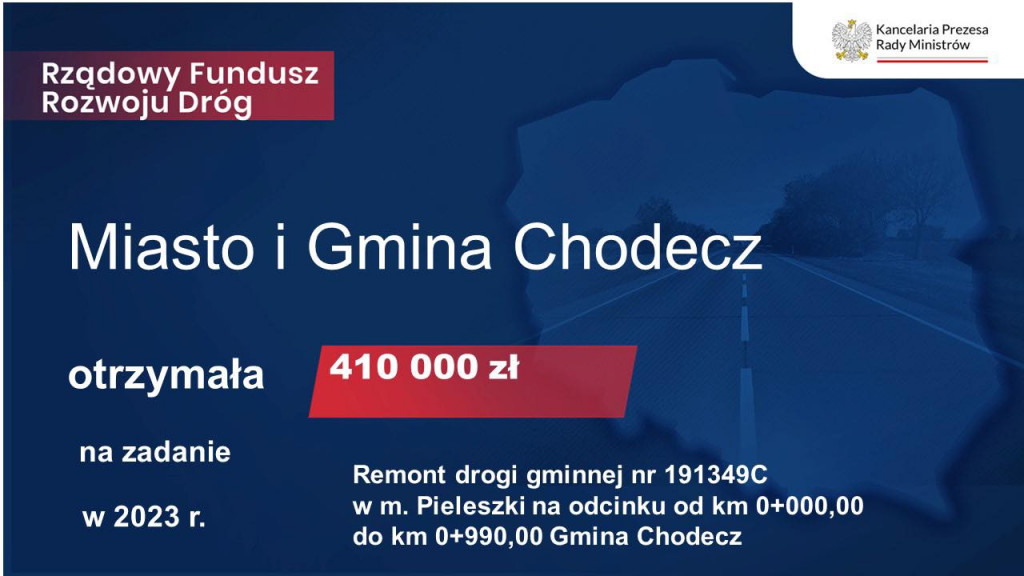 Dotacje na drogi przyznane