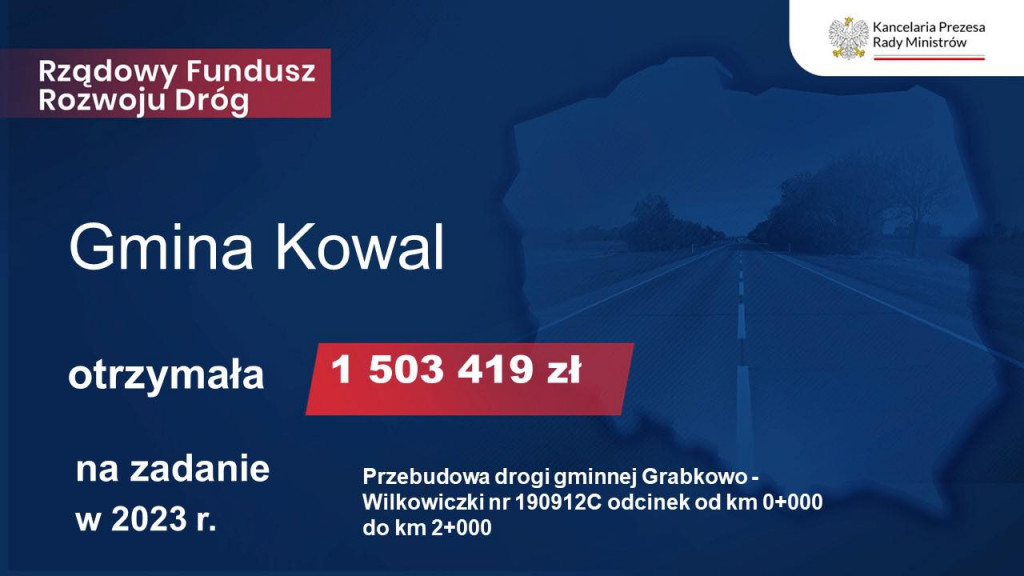 Dotacje na drogi przyznane