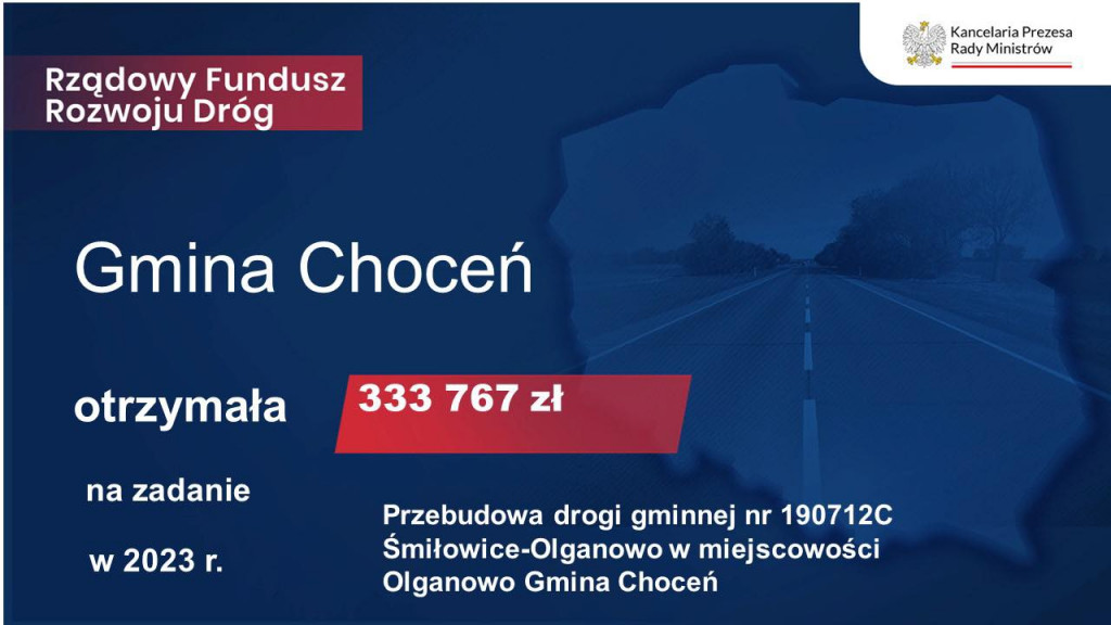 Dotacje na drogi przyznane