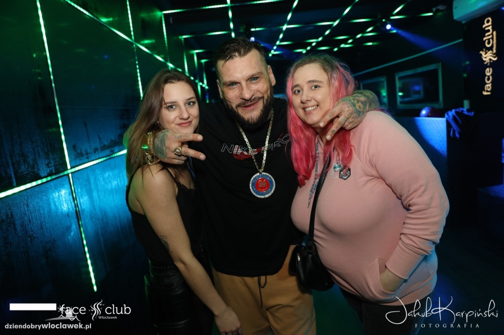 Popek w Face Club Włocławek