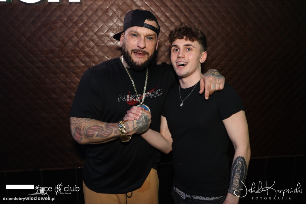 Popek w Face Club Włocławek