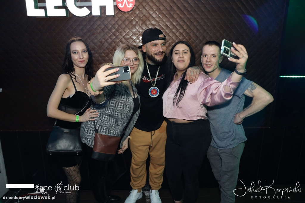Popek w Face Club Włocławek