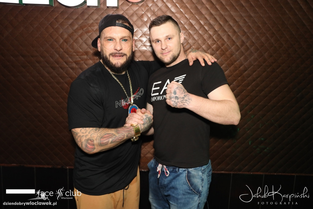 Popek w Face Club Włocławek
