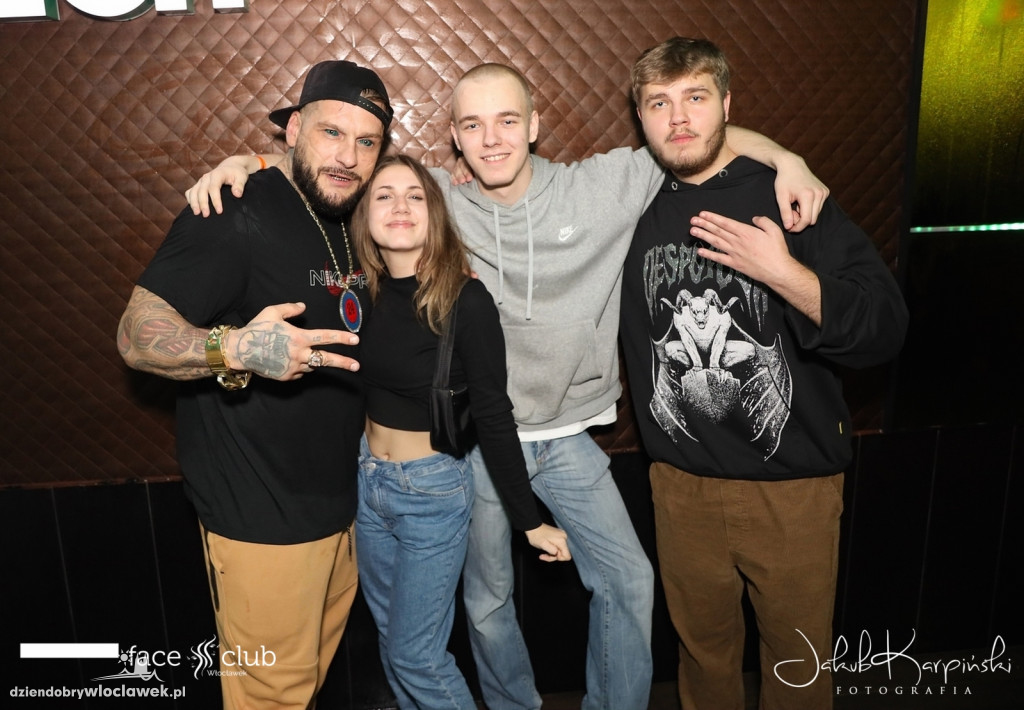 Popek w Face Club Włocławek