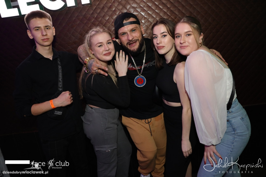 Popek w Face Club Włocławek