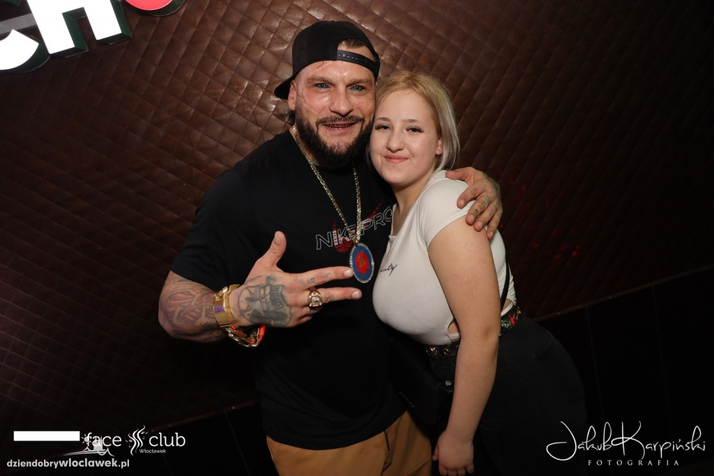 Popek w Face Club Włocławek