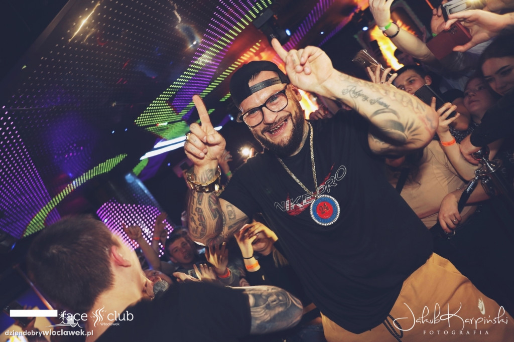 Popek w Face Club Włocławek