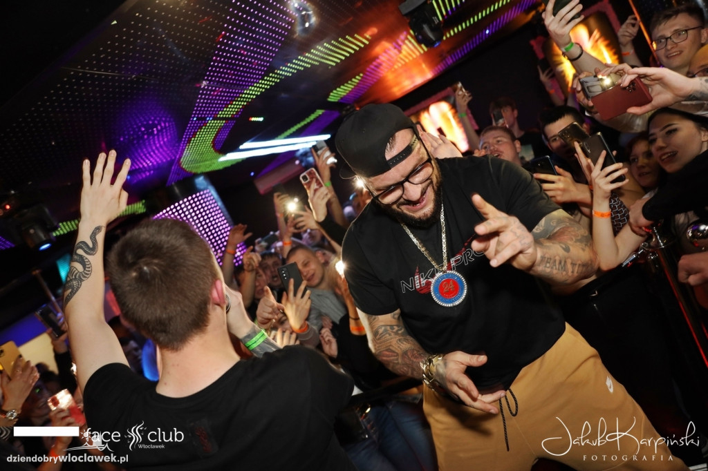 Popek w Face Club Włocławek