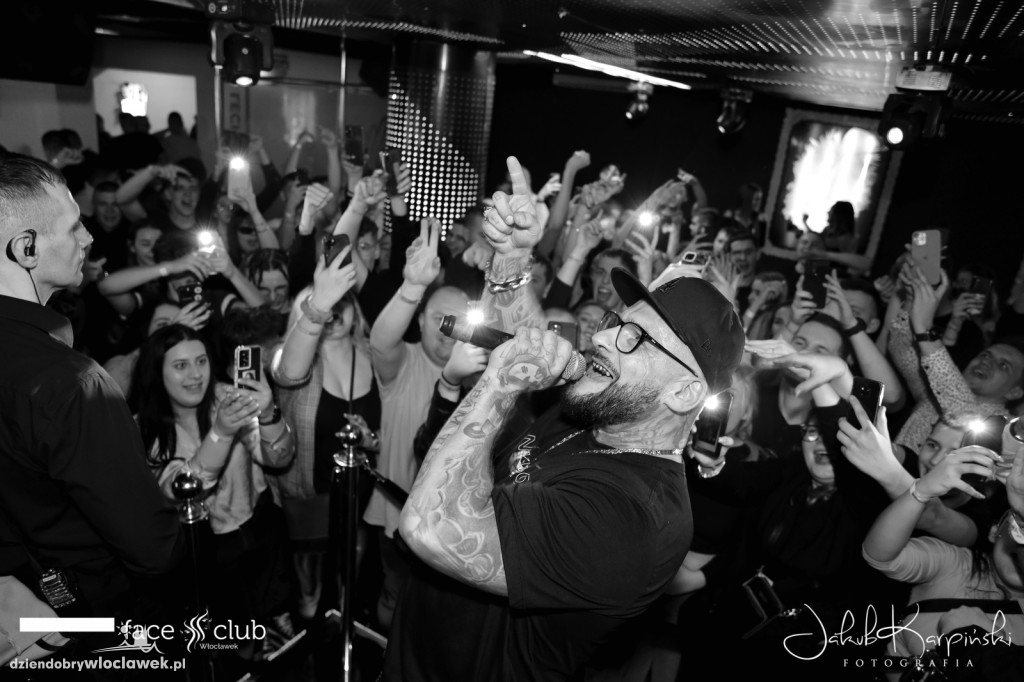 Popek w Face Club Włocławek