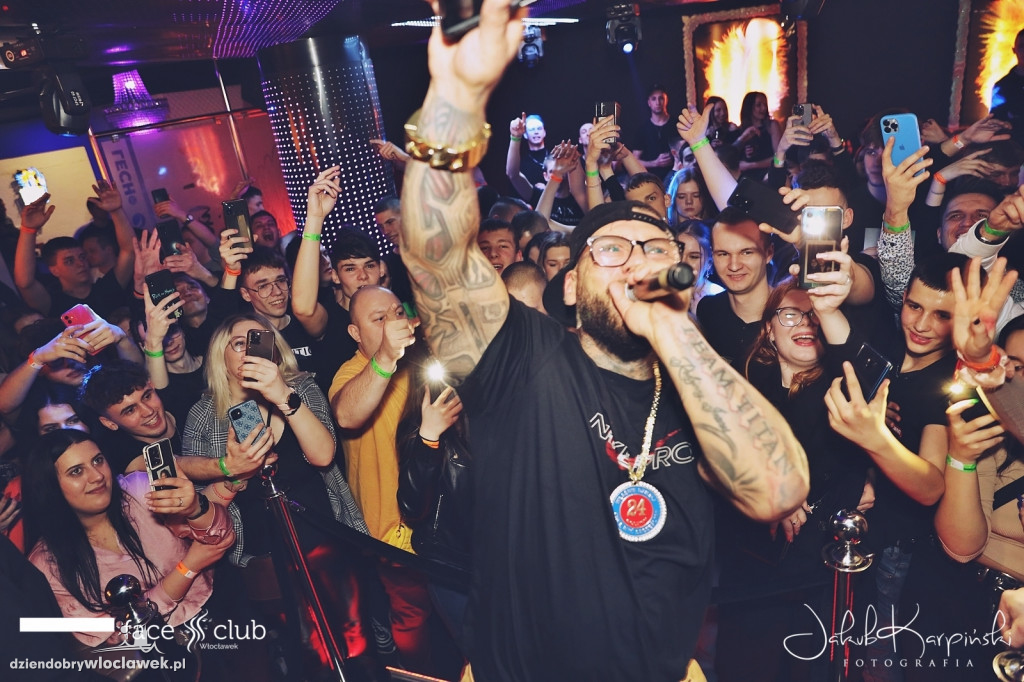 Popek w Face Club Włocławek