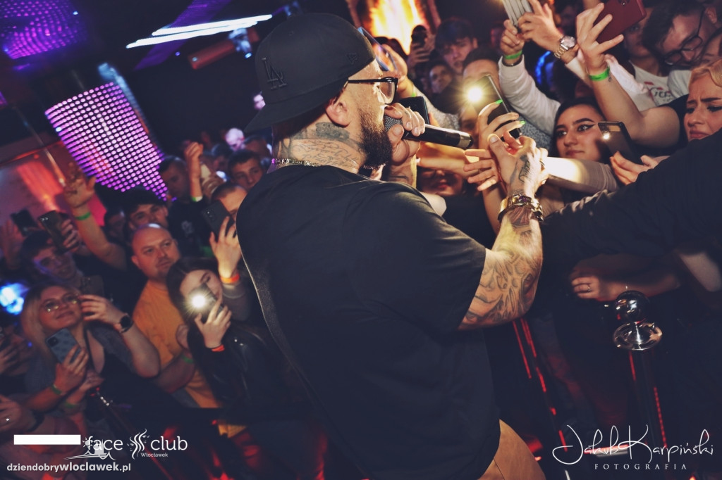Popek w Face Club Włocławek