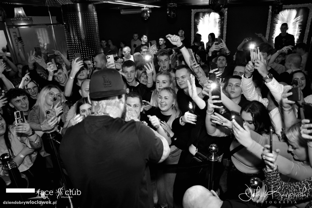 Popek w Face Club Włocławek