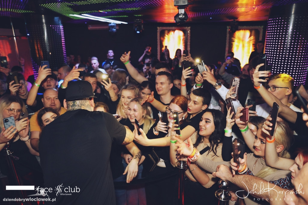 Popek w Face Club Włocławek