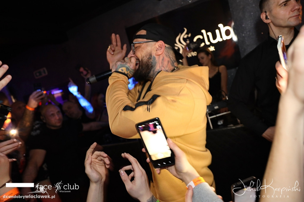 Popek w Face Club Włocławek