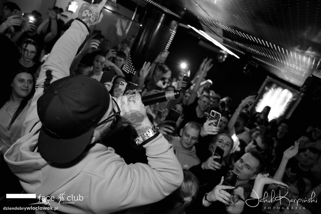 Popek w Face Club Włocławek