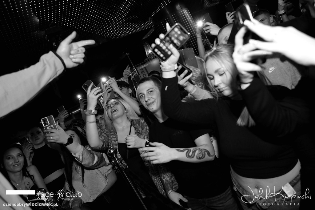 Popek w Face Club Włocławek