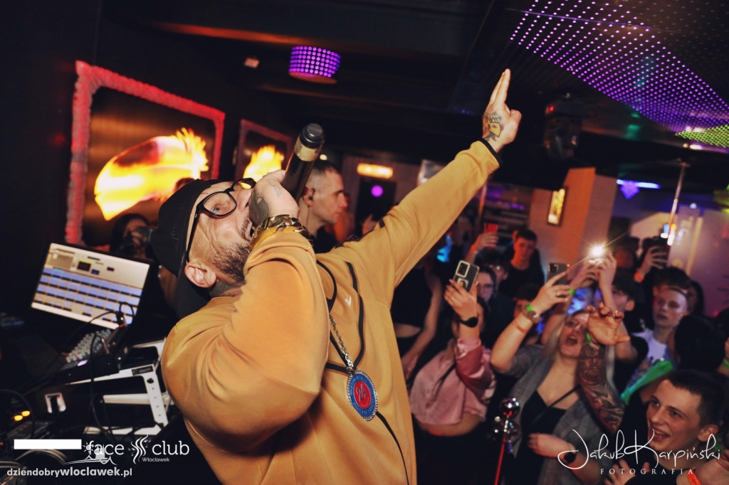 Popek w Face Club Włocławek