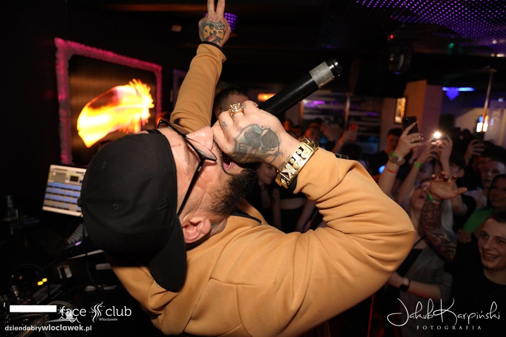 Popek w Face Club Włocławek