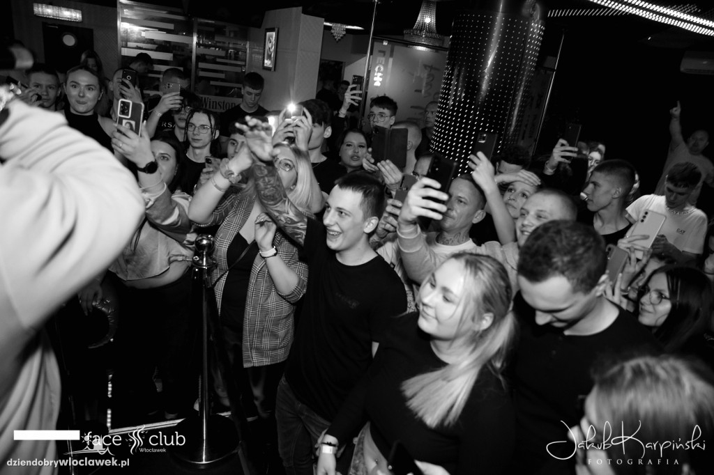 Popek w Face Club Włocławek