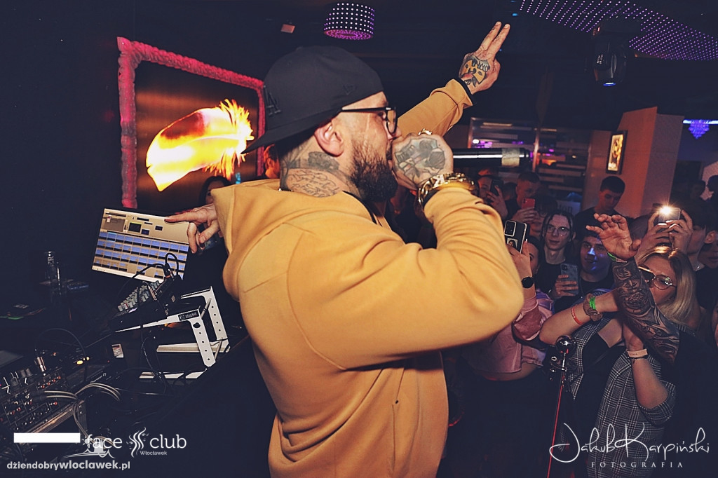 Popek w Face Club Włocławek