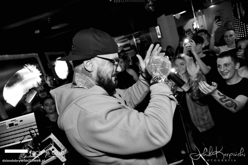 Popek w Face Club Włocławek