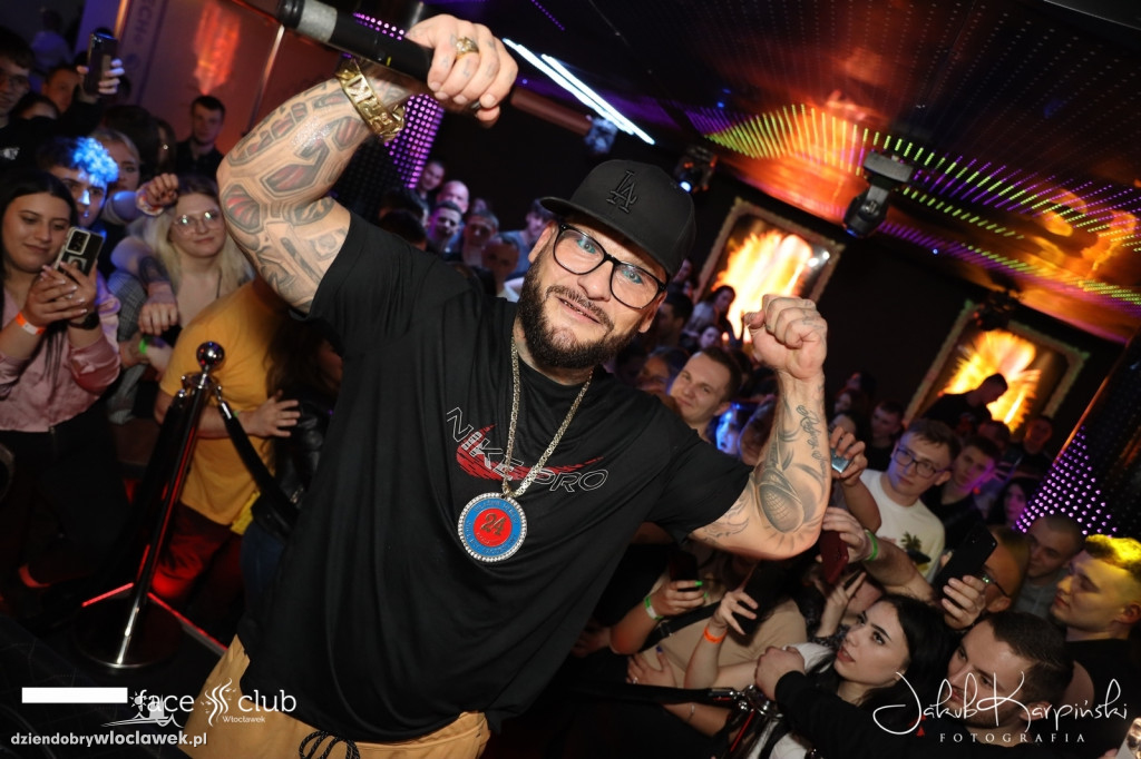 Popek w Face Club Włocławek