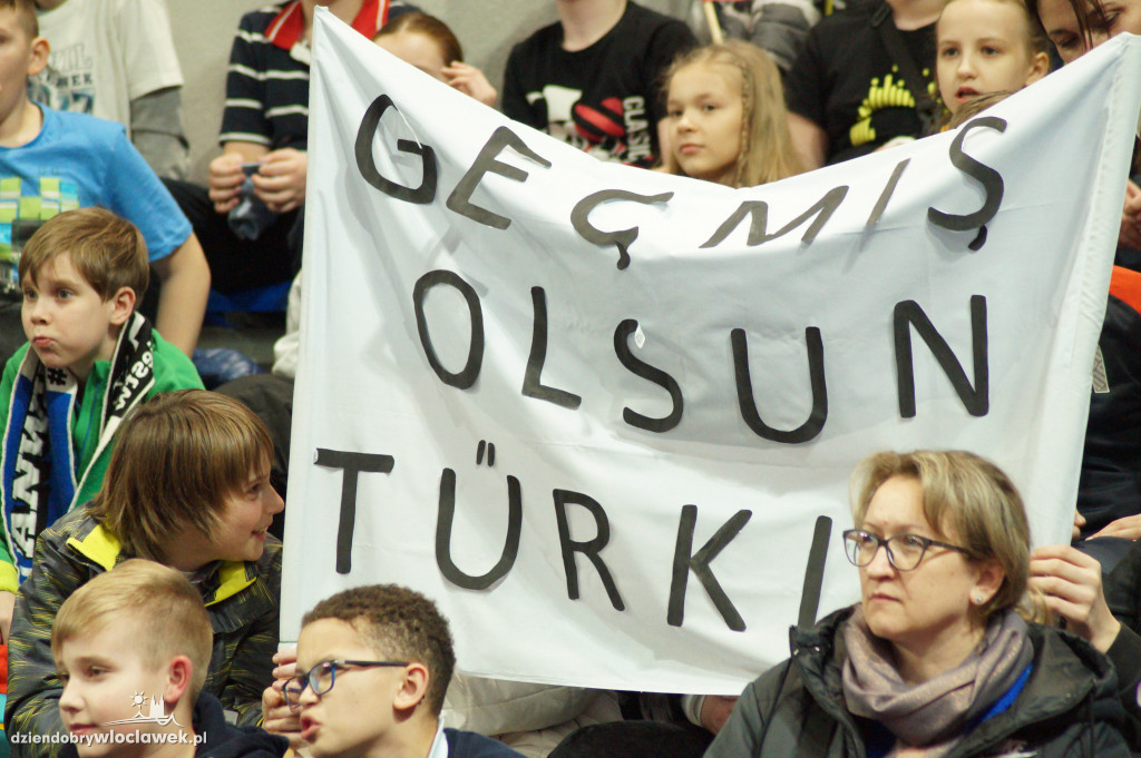 Kibice na meczu Anwil vs Gaziantep