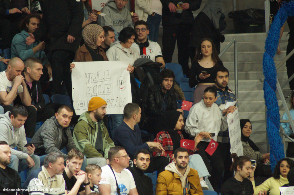 Kibice na meczu Anwil vs Gaziantep
