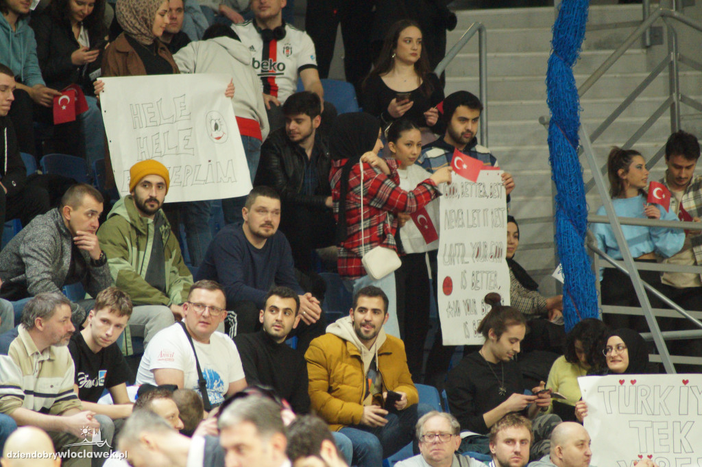 Kibice na meczu Anwil vs Gaziantep