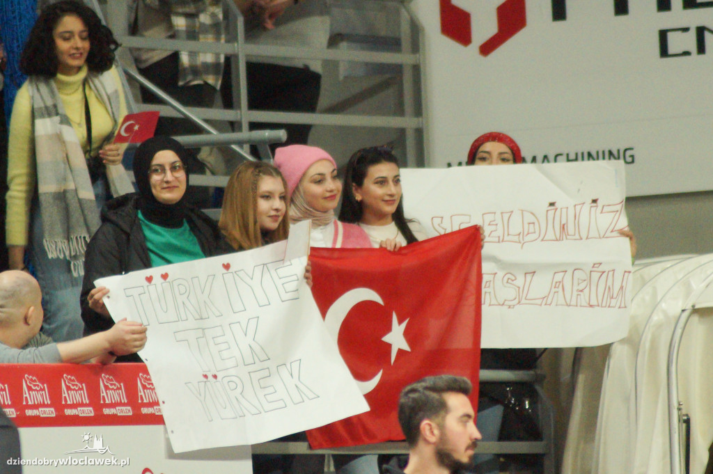 Kibice na meczu Anwil vs Gaziantep