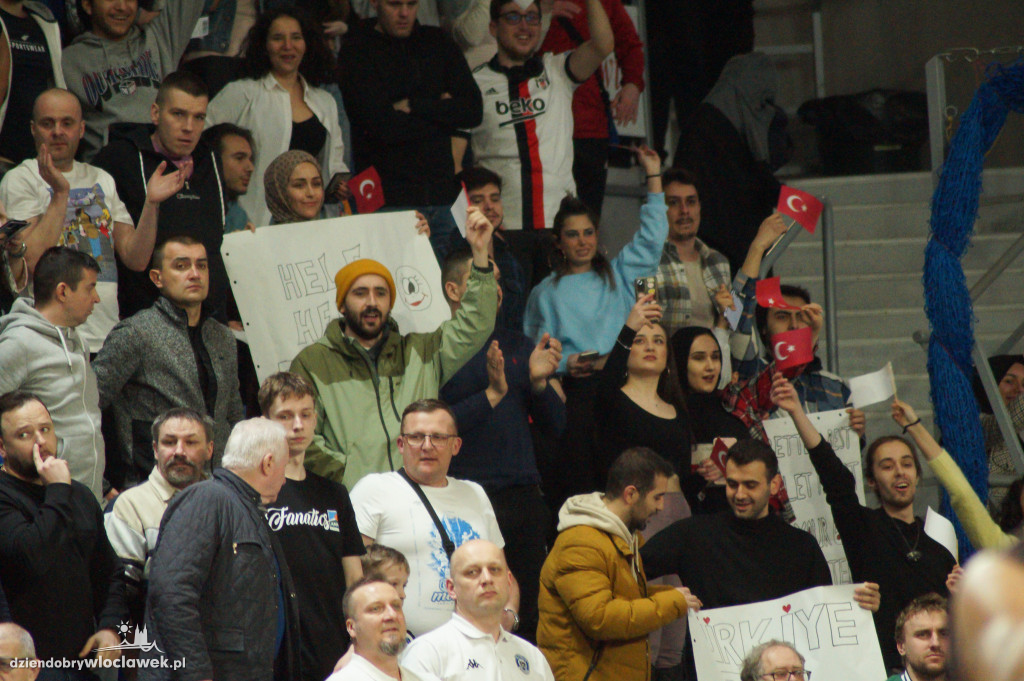 Kibice na meczu Anwil vs Gaziantep