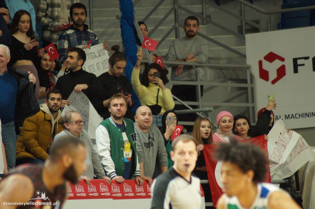 Kibice na meczu Anwil vs Gaziantep