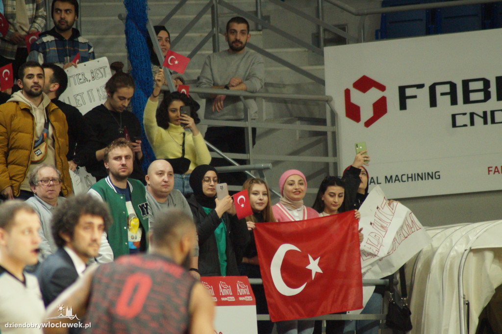 Kibice na meczu Anwil vs Gaziantep
