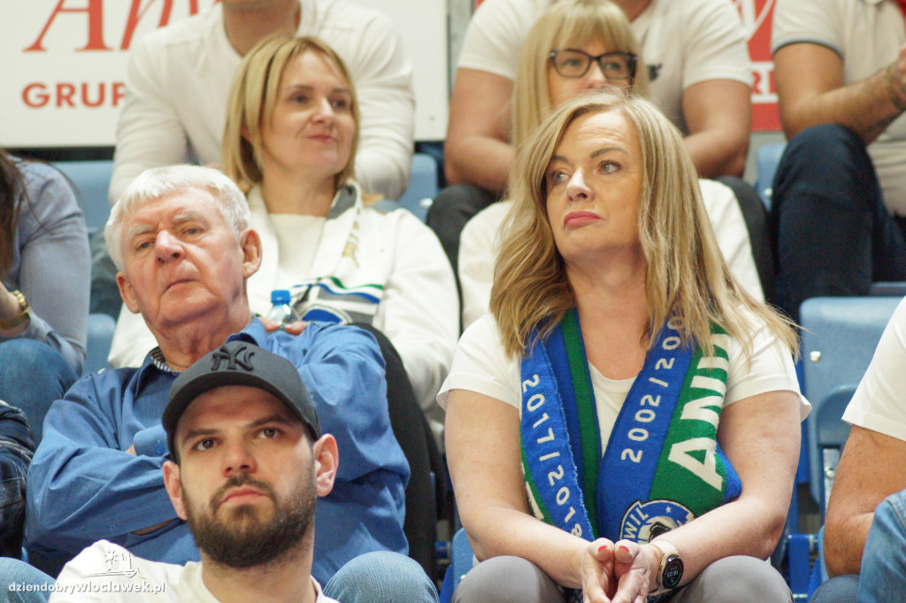 Kibice na meczu anwil vs Karhu