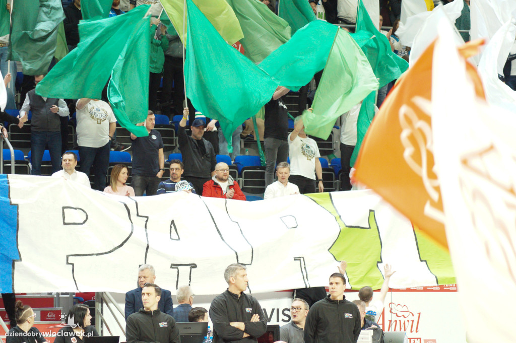 Kibice na meczu anwil vs Karhu