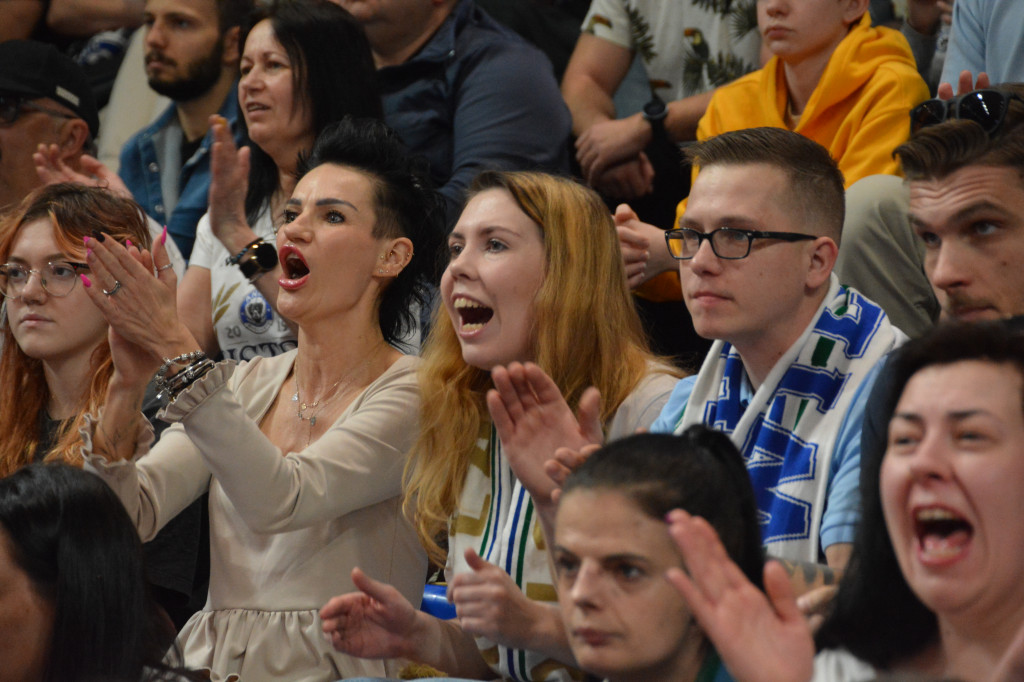 Kibice na meczu Anwil - Astoria