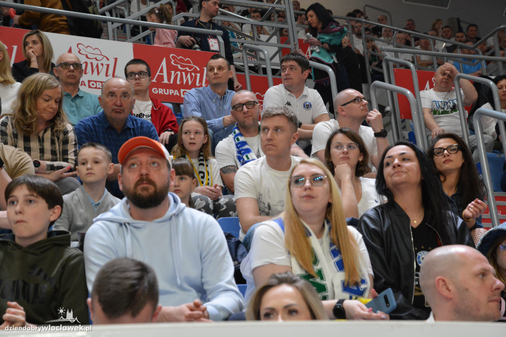 Kibice na meczu Anwil - Astoria
