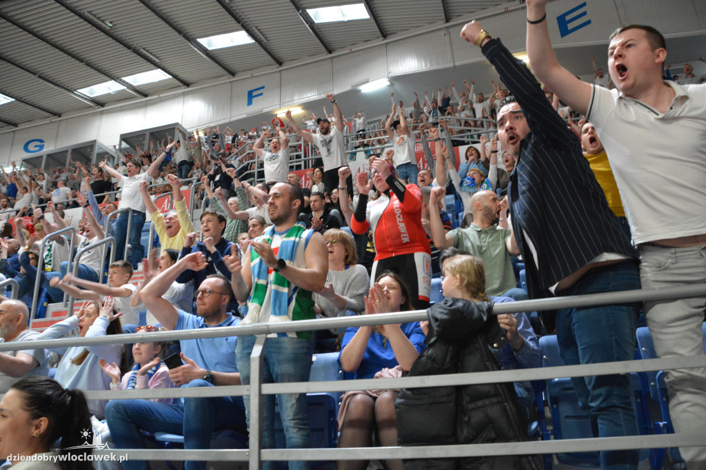Kibice na meczu Anwil - Astoria